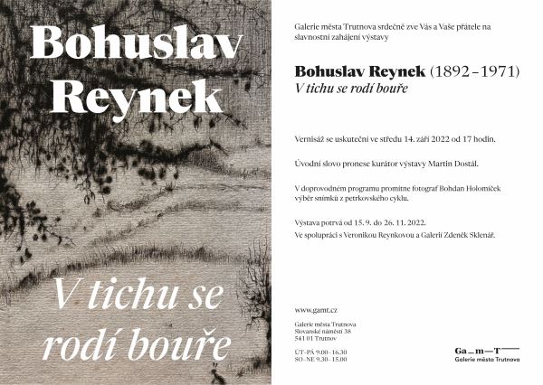 Bohuslav Reynek (1892–1971)/ V tichu se rodí bouře